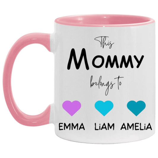Personalized Mother's Day Mug, 11oz Accent Mug