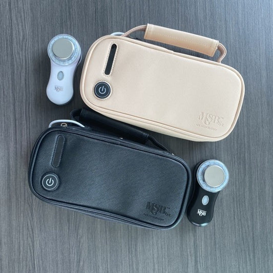Sanitize & Glow Cosmetic Pouch for Your MYSKINBUDDY™