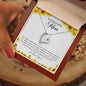 To An Incredible Mom | I Love You - Forever Love Necklace