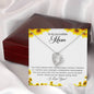To An Incredible Mom | I Love You - Forever Love Necklace