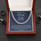 To My Amazing Dad | I Love You - Cuban Link Chain