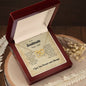 To My Soulmate | I Love You, Forever & Always - Interlocking Hearts necklace