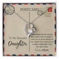 To My Beautiful Daughter | You Are Loved - Forever Love Necklace