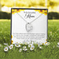 To An Incredible Mom | I Love You - Forever Love Necklace