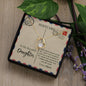 To My Beautiful Daughter | You Are Loved - Forever Love Necklace